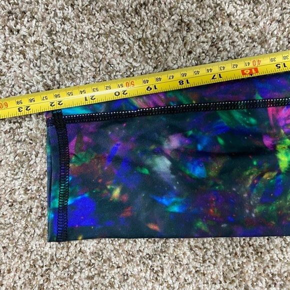 Flexure Body Wear Cosmic Multicolor Athletic Workout High Rise Leggings Small - Picture 5 of 12